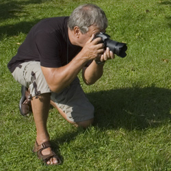 Michael beim Outdooershooting